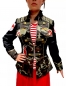 Preview: Kostüm Damen Militär Köln ARMY Camouflage Jacke Hochwertige Kostüm Karneval Fasching 36-54 mit Aufnäher